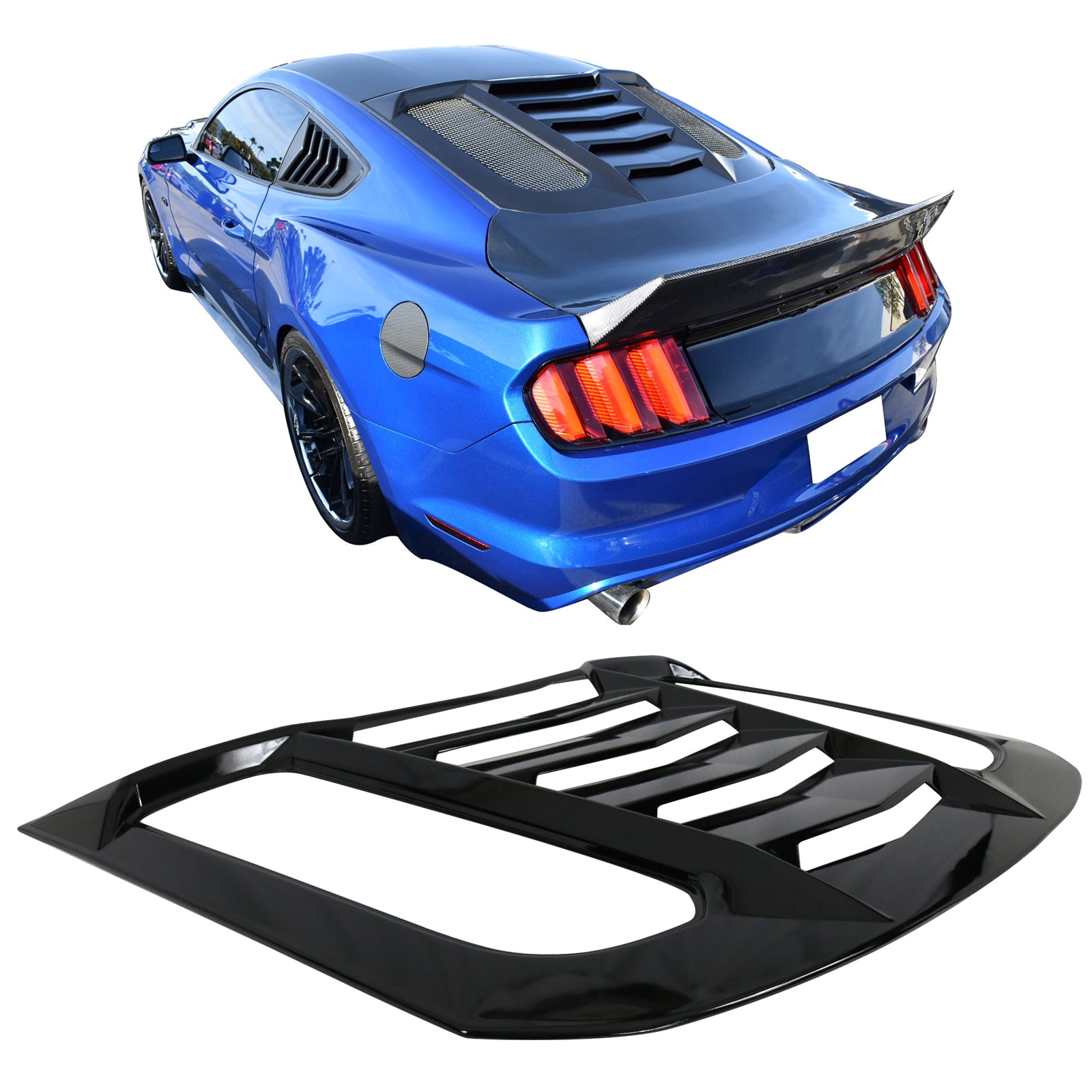 Ikon Motorsports Compatible with 15-23 Ford Mustang IKON V2 Style Rear