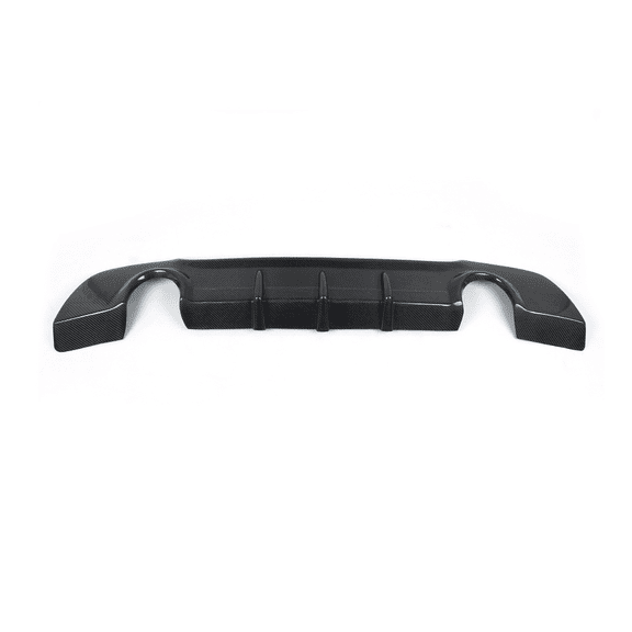Ikon Motorsports Compatible with 2007-2013 BMW E92 E93 3 Series M Sport MP Style Rear Diffuser Lip Diffuser Spoiler Carbon Fiber 2007 2008 2009 2010 2011 2012 2013