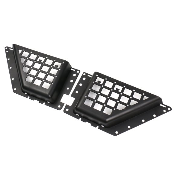 Ikon Motorsports Compatible With 2021-2025 Ford Bronco 2/4 Door Front Door Storage Box  Black ABS Plastic Interior Car Side Organizer Storage Box Accessories 2PCS