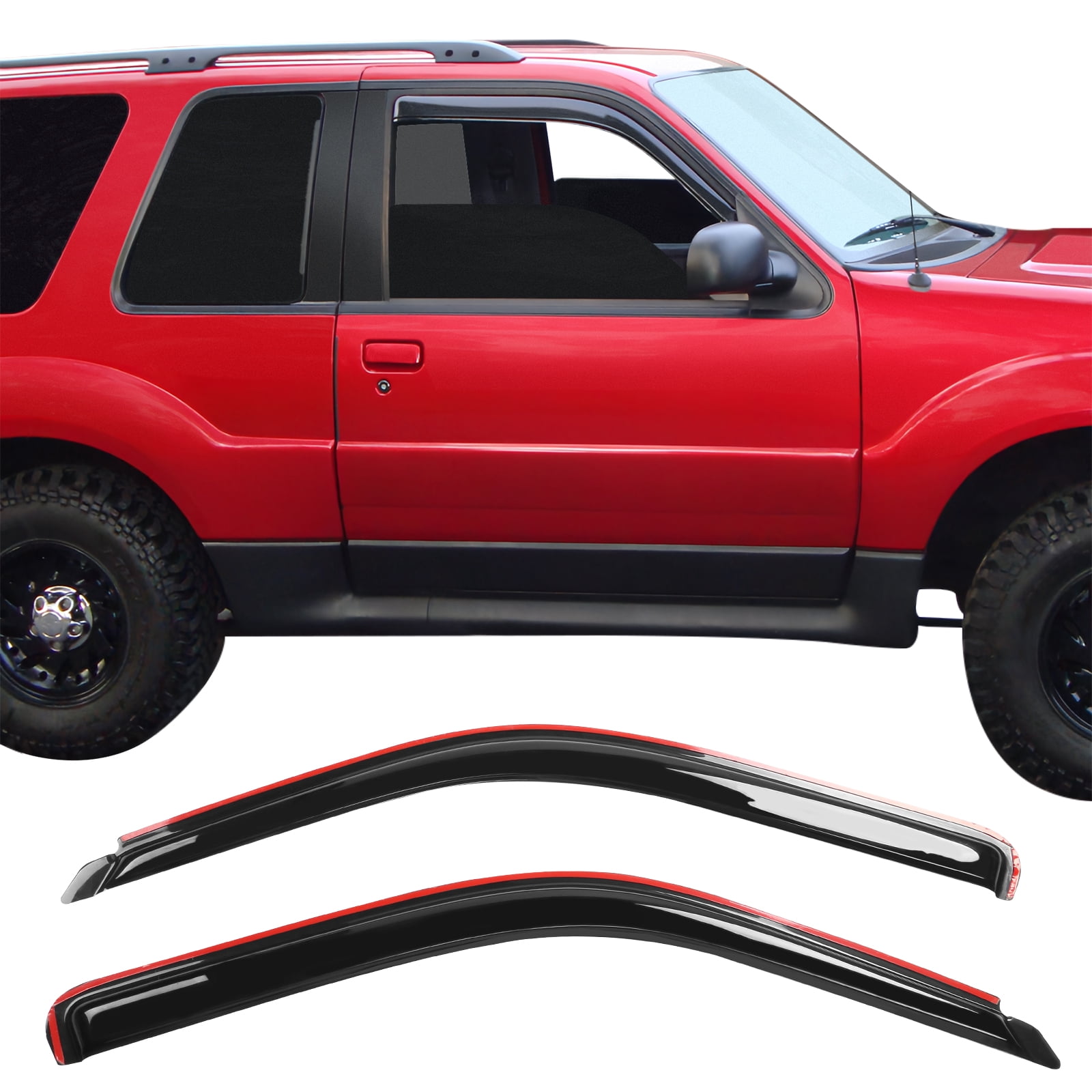 Ikon Motorsports Compatible with 91-00 Ford Explorer In Channel Style ...