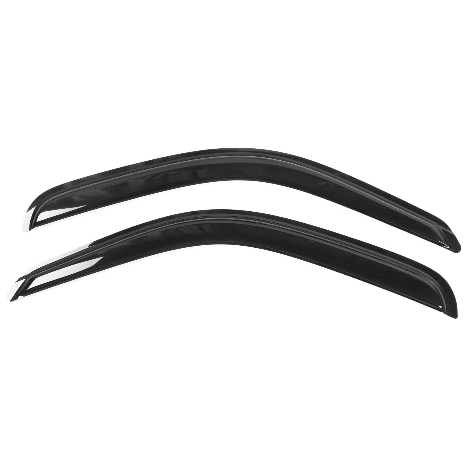 Ikon Motorsports Compatible with 95-04 Toyota Tacoma Standard Cab Window Vent Visor Deflector Rain Guard 2Pc Set Outside Mount  1995 1996 1997 1998 1999 2000 2001 2002 2003 2004