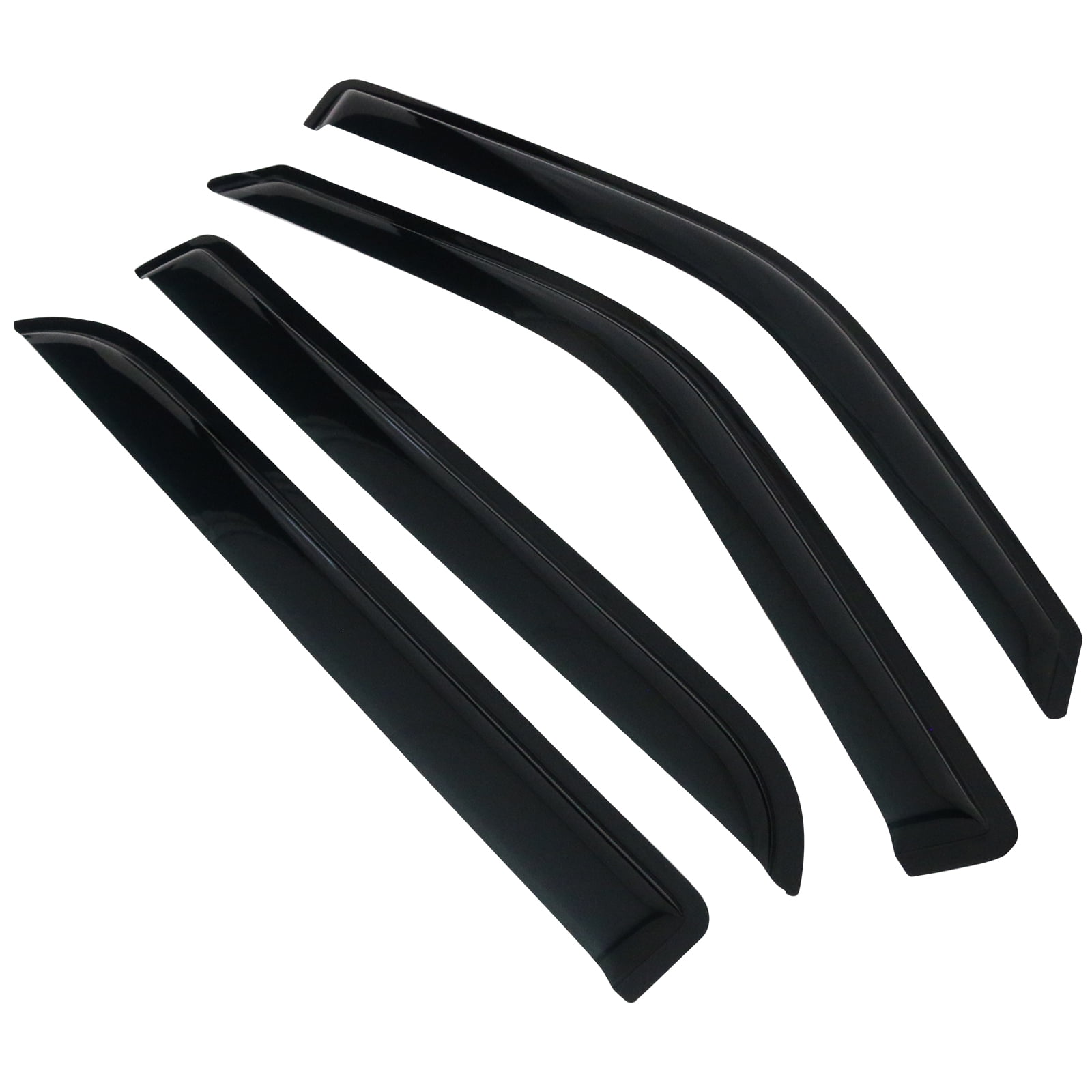 4-Piece Acrylic Window Visors – Fits 1997-2017 Ford Expedition & 1998-2017 Lincoln Navigator, Smoke
