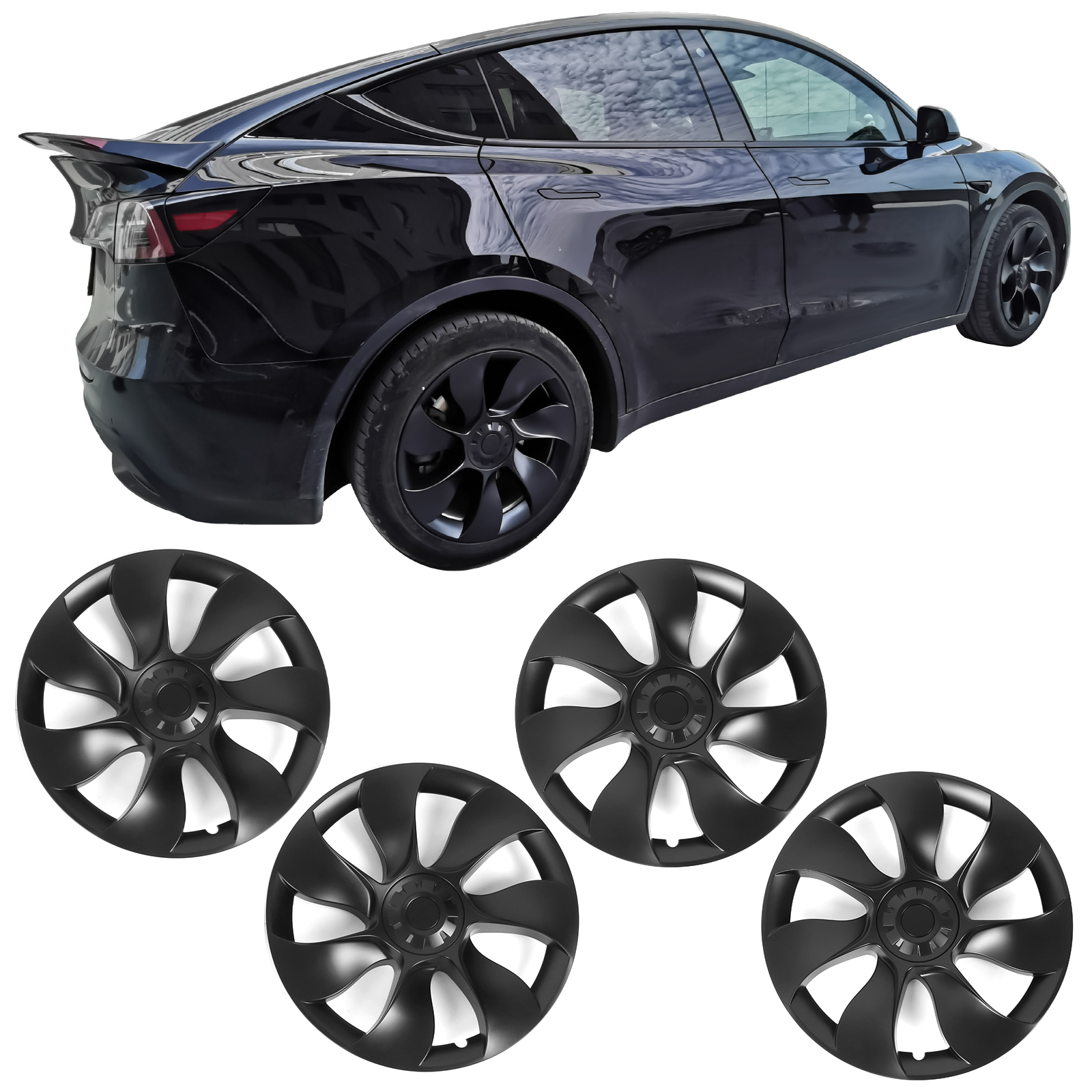 Ikon Motorsports Compatible With 20202023 Tesla Model Y 19" Wheel