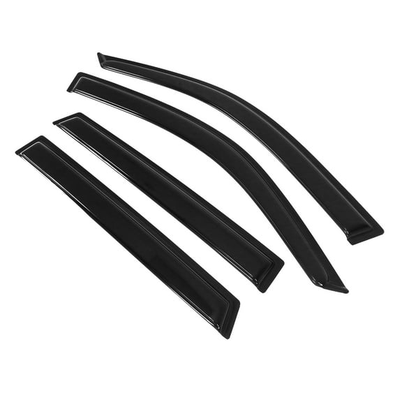 Ikon Motorsports Compatible with 01-05 Toyota RAV4 Window Vent Visor Deflector Rain Guard 4Pc Set Outside Mount  2001 2002 2003 2004 2005