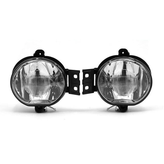 Ikon Motorsports Compatible with 02-08 Dodge Ram 1500/2500/3500 Factory Style Fog Lights Assembly & Bulbs