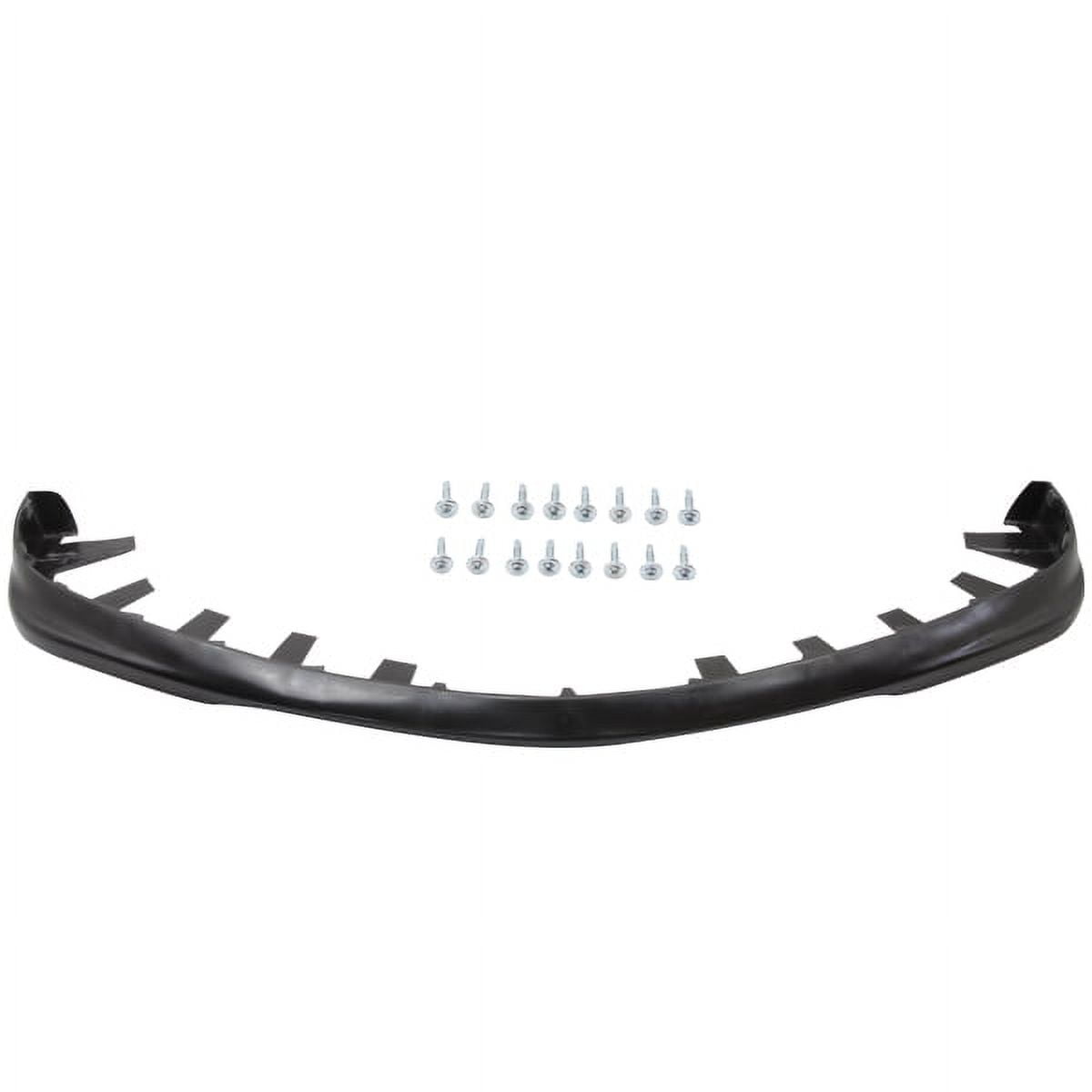 Ikon Motorsports Compatible with 03-05 Mitsubishi Lancer EVO 8 ViII JDM Front Bumper Lip Polyurethane PU