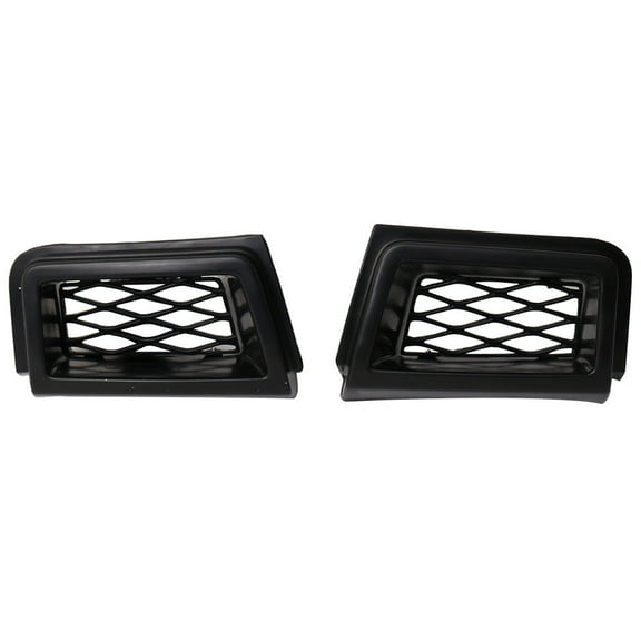 Ikon Motorsports Compatible with 03-07 Chevy Silverado 1500 SS Style Brake Air Duct Front Bumper Caliper 2Pc