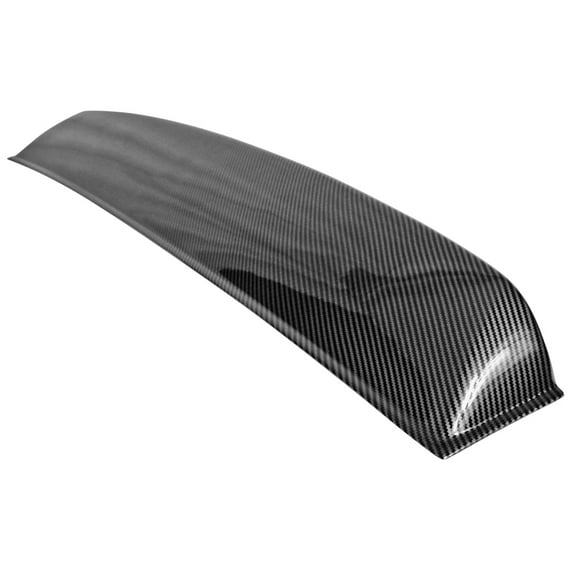 Ikon Motorsports Compatible with 03-08 Nissan 350Z Coupe Rear Window Visor Roof Spoiler - Carbon Fiber Print