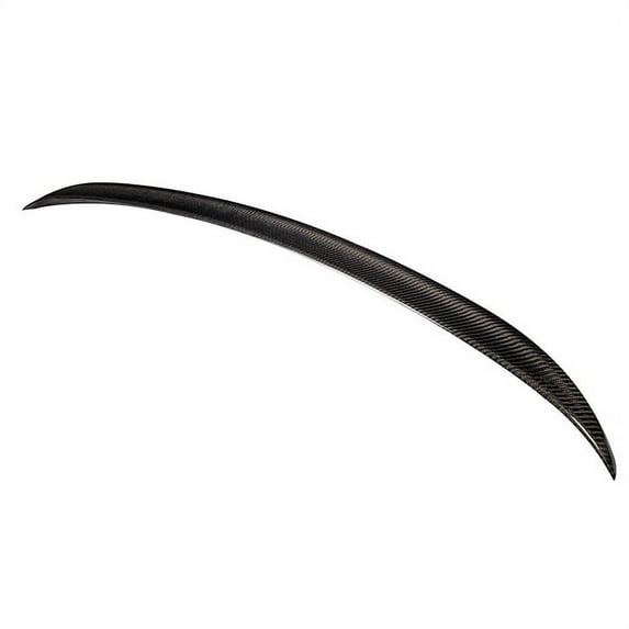 Ikon Motorsports Compatible with 03-11 Benz SL-Class R230 Convertible AMG Carbon Fiber (CF) Trunk Spoiler