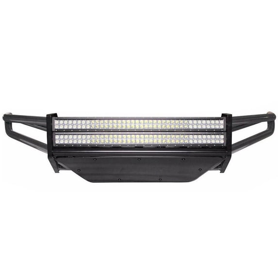 Ikon Motorsports Compatible with 04-08 Dodge Ram 1500 38in Rigid Led Light Bars Off Road Front Bumper Cover