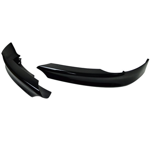 Ikon Motorsports Compatible with 05-08 E90 3-Series OE Style Front Bumper Lip Splitter Painted Jet Black