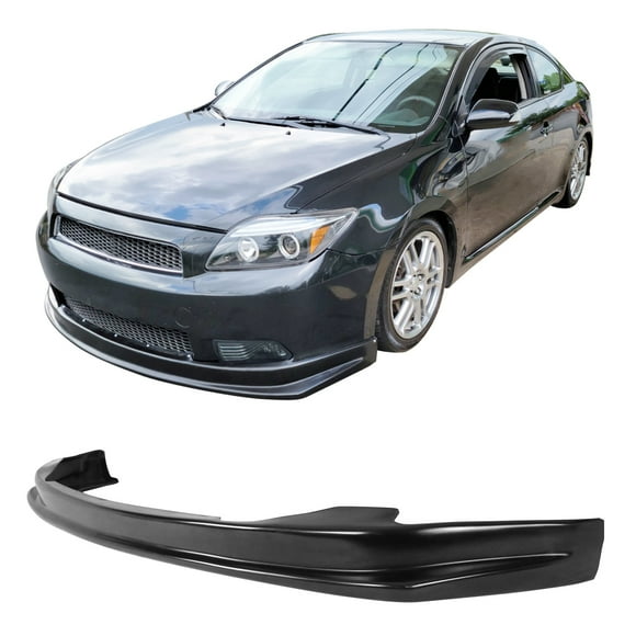Ikon Motorsports Compatible with 05-10 Scion tC Urethane Front Bumper Lip Spoiler JDM PU Body Kit
