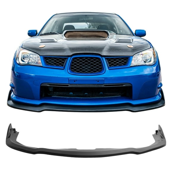Ikon Motorsports Compatible with 06-07 Subaru Impreza WRX Sti CS2 Front Bumper Lip Splitter - PP
