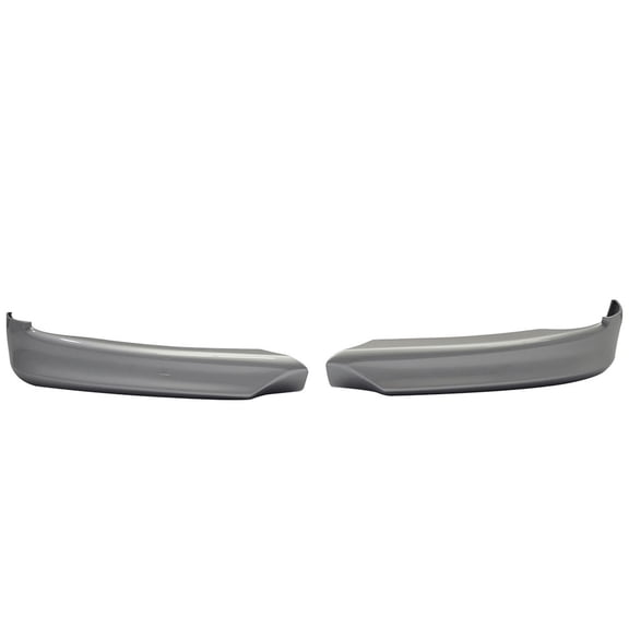 Ikon Motorsports Compatible with 06-08 E90 PP Front Splitter Lip Painted #354 Titanium Silver Metallic