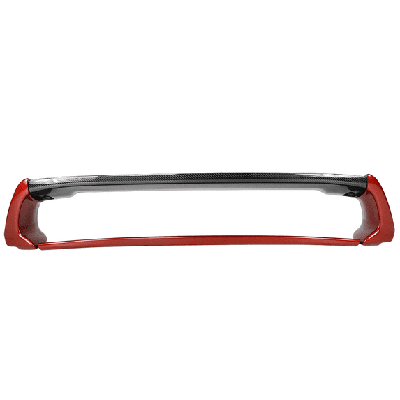Ikon Motorsports Compatible with 06-11 Civic MU RR Carbon Top Painted Trunk Spoiler Painted #YR557P Habanero Red Pearl