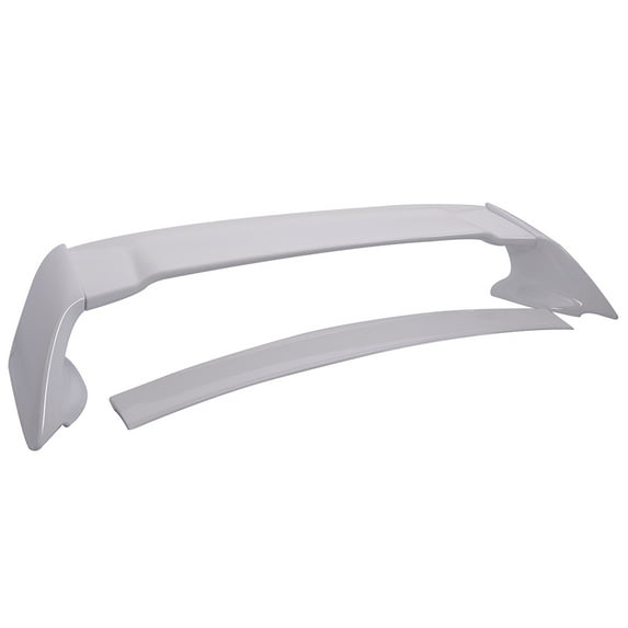 Ikon Motorsports Compatible with 06-11 Honda Civic 4Dr MU trunk Spoiler Painted NH578 Taffeta White