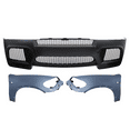 thumbnail image 1 of Ikon Motorsports Compatible with 07-10 E70 Pre-LCI X5M Front Bumper Cover Conversion+Fender Polypropylene PP, 1 of 4