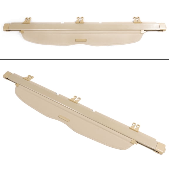 Ikon Motorsports Compatible with 07-11 CRV OE FACTORY Sty Retractable Rear Cargo Security Trunk Cover Beige