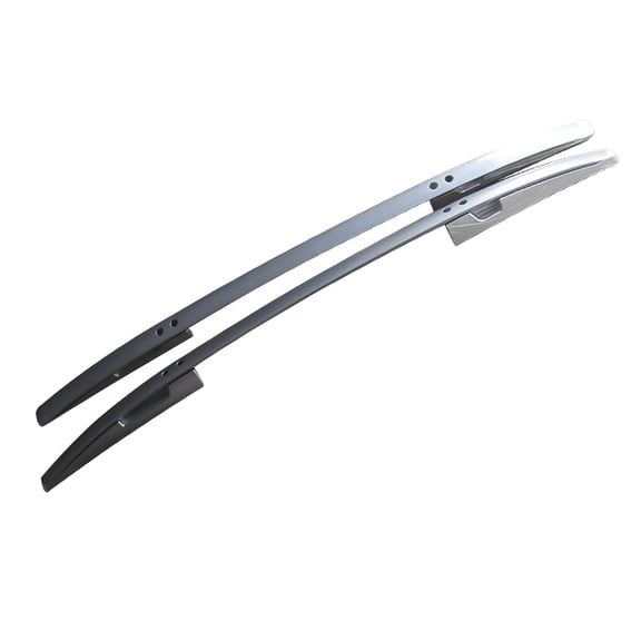 Ikon Motorsports Compatible with 07-11 Honda CRV OE Factory Style Roof Rack Side Rail Bar Silver