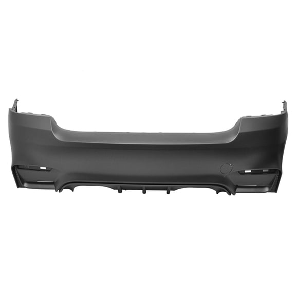 Ikon Motorsports Compatible with 07-13 E92 2Dr M4 Style Conversion Rear Bumper Conversion Polypropylene PP