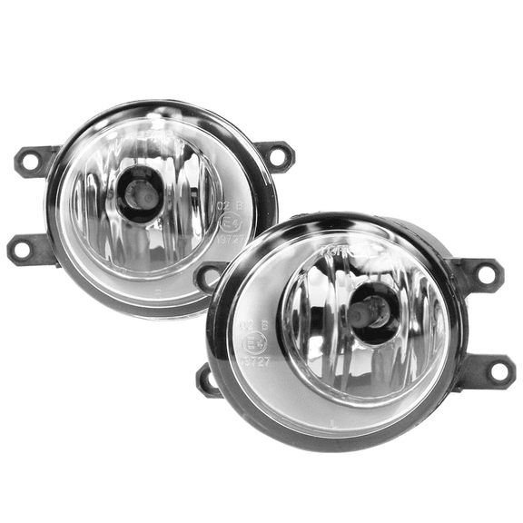 Ikon Motorsports Compatible with 08-10 Toyota Previa 10 Prius Factory Front Bumper Fog Lights Lamps Clear Lens