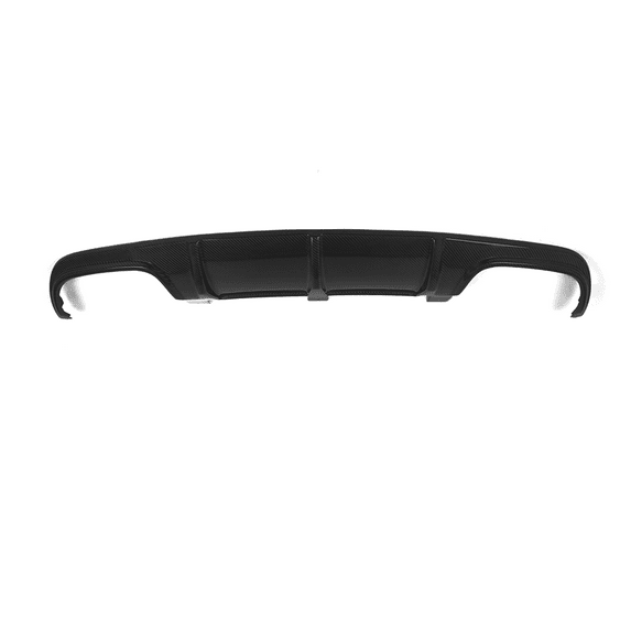 Ikon Motorsports Compatible with 08-11 Benz C Class W204 C63 OE Style Rear Lip Diffuser Matte Carbon Fiber