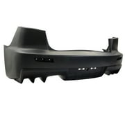 Ikon Motorsports Compatible with 08-15 Mitsubishi Lancer EVO X Style Rear Bumper Cover - PP