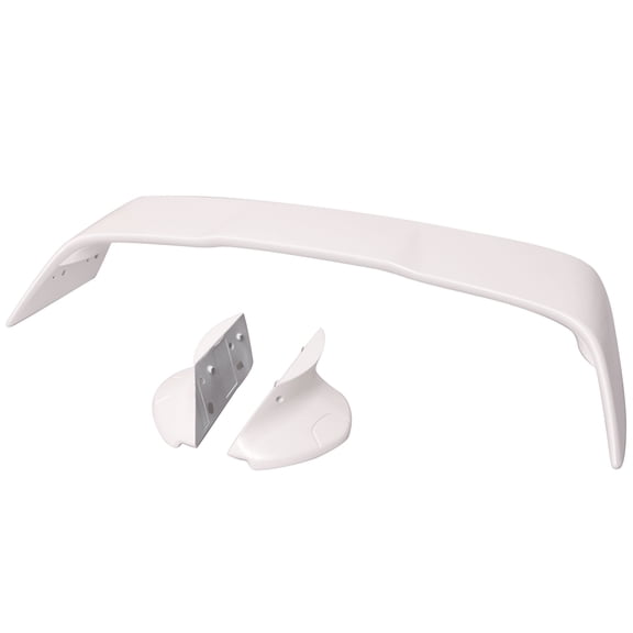 Ikon Motorsports Compatible with 08-17 Lancer EVO 10 Evolution X Trunk Spoiler Painted ABS #W37 Wicked White