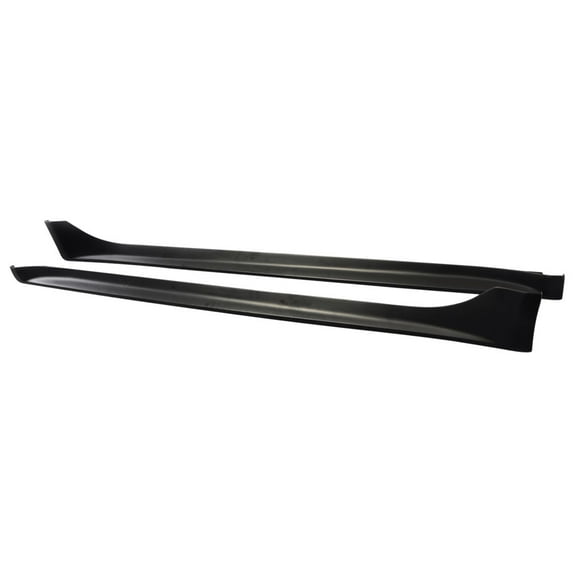 Ikon Motorsports Compatible with 08-17 Mitsubishi Lancer Side Skirt Spoiler Splitter