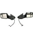 thumbnail image 1 of Ikon Motorsports Compatible with 09-12 Ram Telescoping Power Heated Puddle Light LED Signals Tow Mirror 2PC, 1 of 7