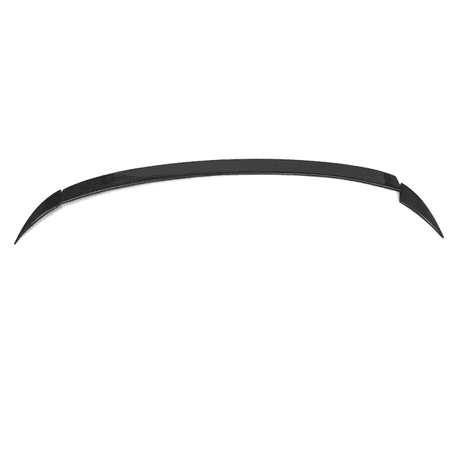 Ikon Motorsports Compatible with 09-16 Audi A4 B8 Sedan ABT Style Trunk Spoiler Wing 3PC Matte Carbon Fiber