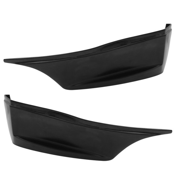 Ikon Motorsports Compatible with 09-20 Nissan 370Z SS Style Rear Aprons Spat Rear Bumper Lip - PU Polyurethane