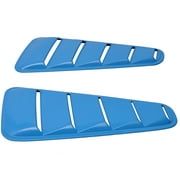 Ikon Motorsports Compatible with 10-14 Mustang OE Style Window Louver Painted Grabber Blue # CI - PP