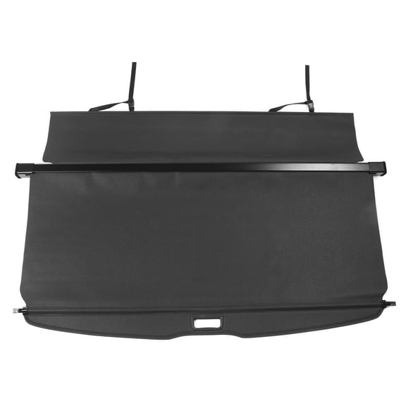 Ikon Motorsports Compatible with 10-23 Toyota 4Runner Retractable Black Rear Cargo Security Tonneau Cover