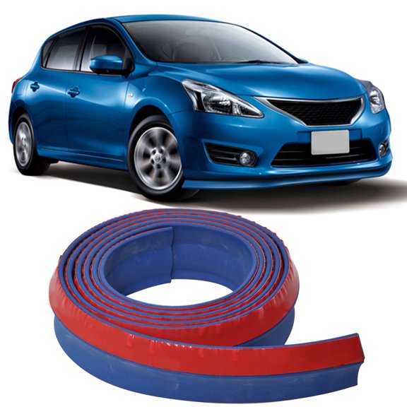 Ikon Motorsports Compatible with 100 Inch 100" 8.5 FT Matte Blue Front Bumper Lip Side Splitter Quick Chin Easy Install