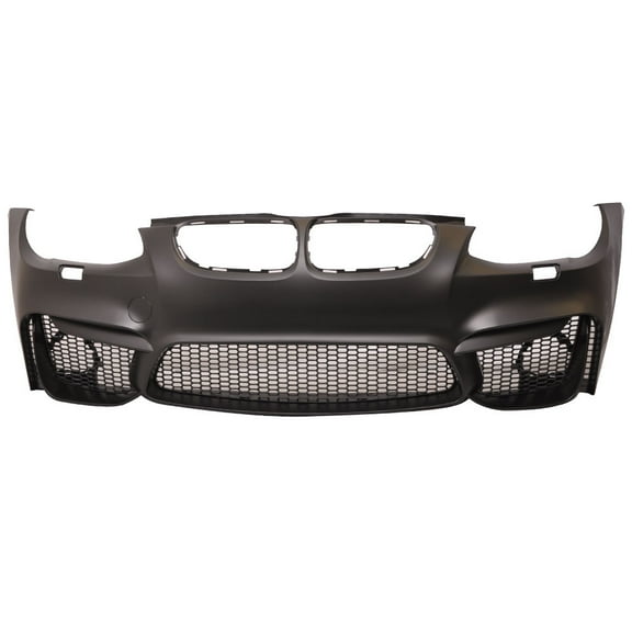 Ikon Motorsports Compatible with 11-13 E92 LCI M4 Polypropylene Front Bumper Conversion Air Duct Mesh Grille