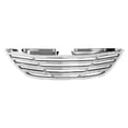 thumbnail image 1 of Ikon Motorsports Compatible with 11-14 Hyundai Sonata Front Upper Grille Grill Unpainted Chrome - ABS 2011 2012 2013 2014, 1 of 5
