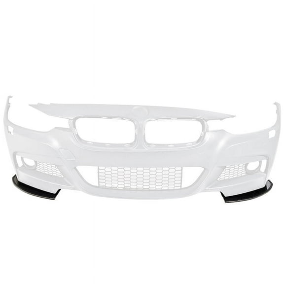 Ikon Motorsports Compatible with 11-16 BMW F10 5 Series VR-S Style Front CF 2pc Splitter M Sport Models