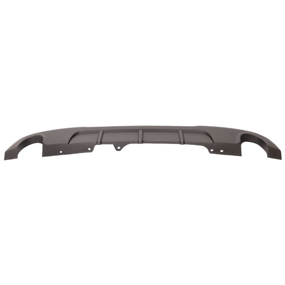 Ikon Motorsports Compatible with 11-16 F10 5 Series 535i Sedan MP Style Rear Bumper Lip Diffuser Dual Outlet