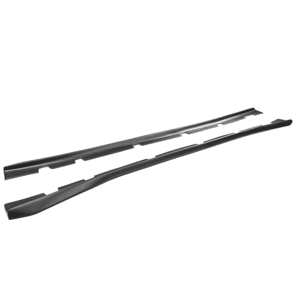 Ikon Motorsports Compatible with 11-20 Dodge Charger Side Skirts Extension Matte Black Pair PP