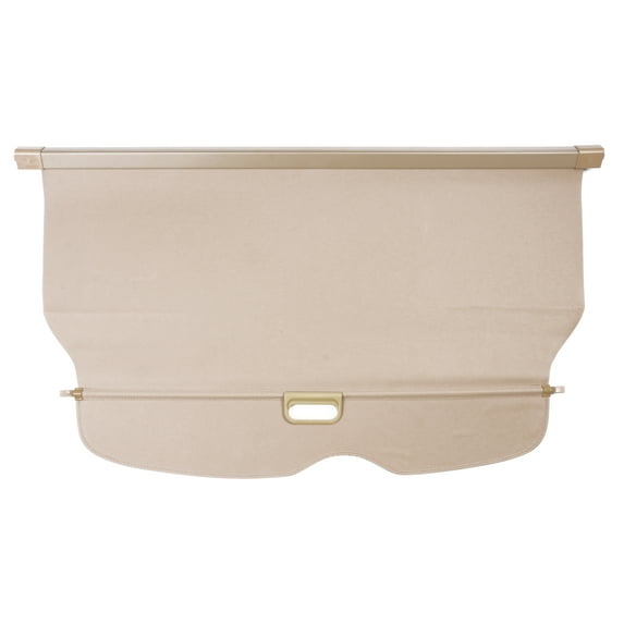 Ikon Motorsports Compatible with 11-21 Jeep Grand Cherokee Beige Tonneau Cover Rear Cargo Cover Retractable-PU