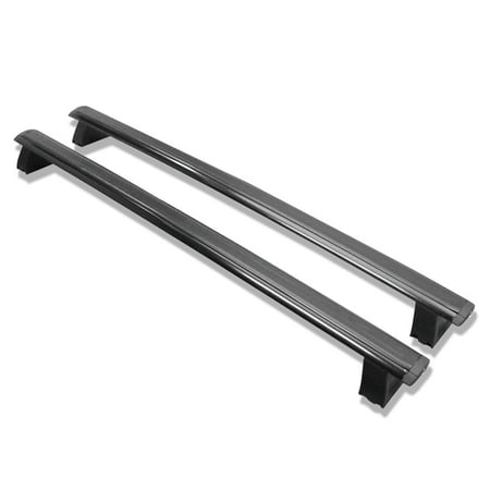 Ikon Motorsports Compatible with 11-22 Jeep Grand Cherokee OE Factory Style Roof Rack Cross Bar W/ Key Lock