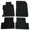 thumbnail image 1 of Ikon Motorsports Compatible with 12-13 Honda Civic Coupe OE Factory Style Black Nylon Carpet Car Floor Mats Front Rear 4pcs 2012 2013, 1 of 4