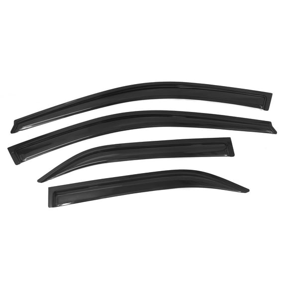 Ikon Motorsports Compatible with 12-14 Toyota Camry Acrylic Window Vent Visor Deflector Rain Guard 4Pc Set Outside Mount 2012 2013 2014