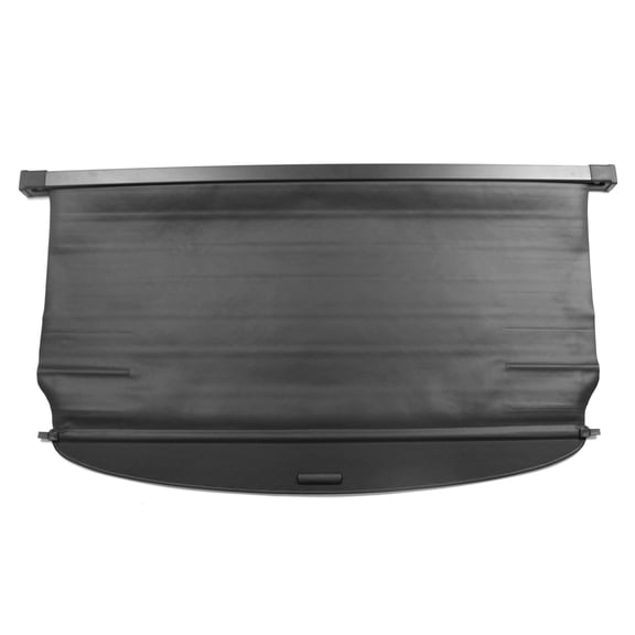 Ikon Motorsports Compatible with 12-15 Benz ML Series ML350 GLE Black Vinly+Aluminum Rod Tonneau Cargo Cover Retractable