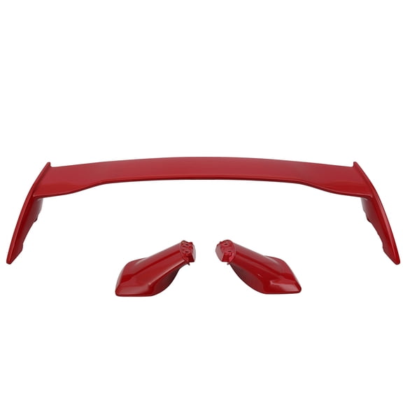 Ikon Motorsports Compatible with 12-16 Impreza 4Dr & 15-21 Subaru WRX / STI Style ABS Trunk Spoiler Wing Painted Pure Red # M7Y