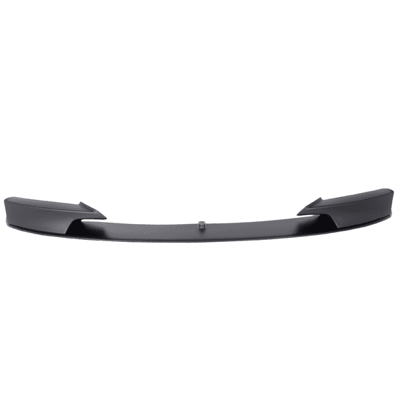 Ikon Motorsports Compatible with 12-18 BMW F30 3 Series M Style Front Bumper Lip Unpainted Black PP