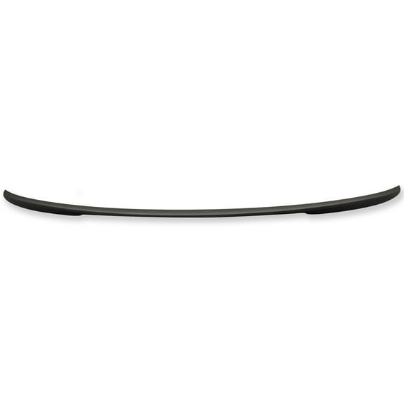 Ikon Motorsports Compatible with 12-18 BMW F30 3 Series Performance Style Trunk Spoiler Painted Matte Black