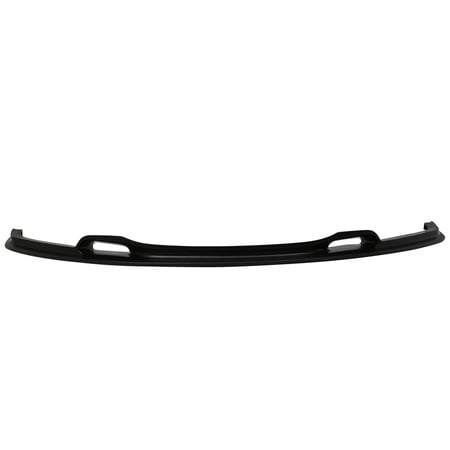 Ikon Motorsports Compatible with 12-18 BMW F30 3 Series VR Style Front Bumper Lip Unpainted Black - PU