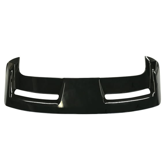 Ikon Motorsports Compatible with 12-18 Ford Focus Hatchback ST Style Rear Roof Spoiler Window Wing Painted #UA Black